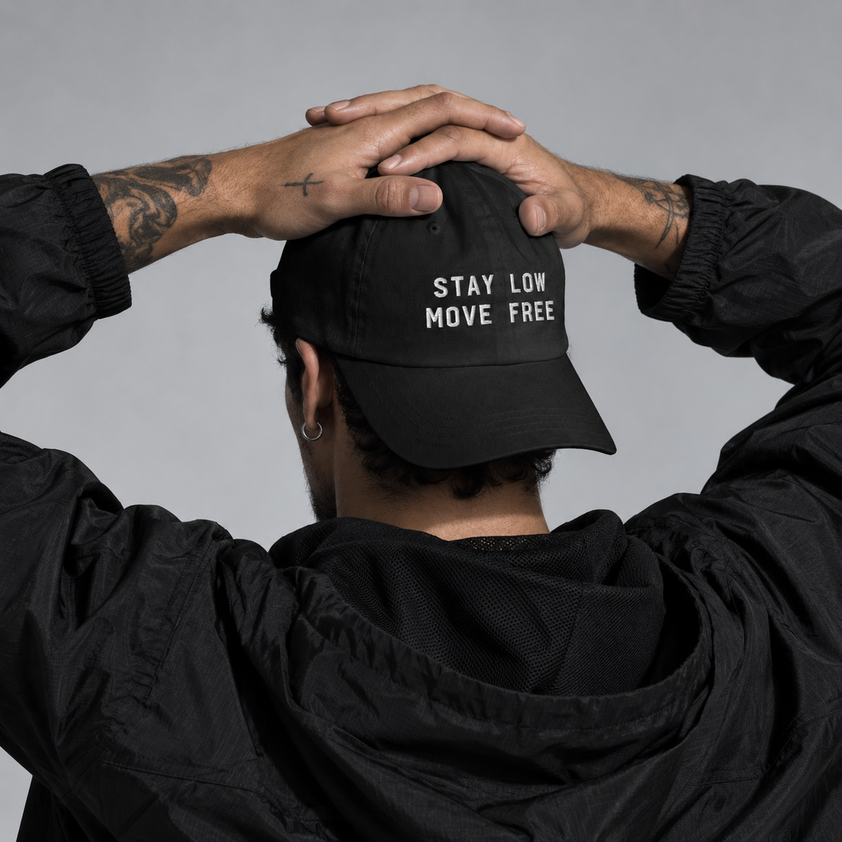 STAY LOW MOVE FREE Dad Hat
